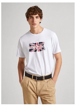 Pepe Jeans Koszulka "Clag" w kolorze białym ze sklepu Limango Polska w kategorii T-shirty męskie - zdjęcie 188820290