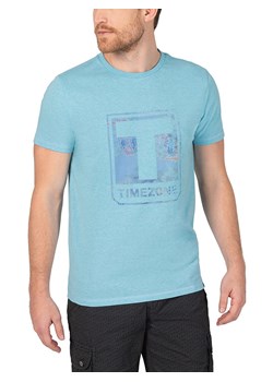 Timezone Koszulka w kolorze błękitnym ze sklepu Limango Polska w kategorii T-shirty męskie - zdjęcie 188820423