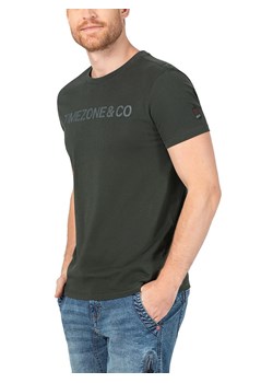 Timezone Koszulka w kolorze khaki ze sklepu Limango Polska w kategorii T-shirty męskie - zdjęcie 188820453