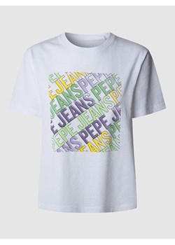 Pepe Jeans Koszulka "Amelia" w kolorze białym ze sklepu Limango Polska w kategorii Bluzki damskie - zdjęcie 188820534