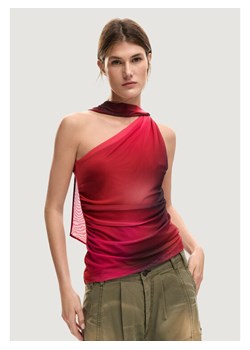 Desigual Podkoszulek TS_BRATISLAVA Czerwony Casual Fit ze sklepu MODIVO w kategorii Bluzki damskie - zdjęcie 188821030