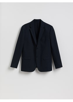 Reserved - Marynarka regular fit - granatowy ze sklepu Reserved w kategorii Marynarki męskie - zdjęcie 188821544