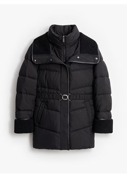 Mohito - Pikowana kurtka z paskiem - czarny ze sklepu Mohito w kategorii Kurtki damskie - zdjęcie 188821874