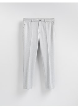 Reserved - Garniturowe spodnie slim fit - jasnoszary ze sklepu Reserved w kategorii Spodnie męskie - zdjęcie 188822920