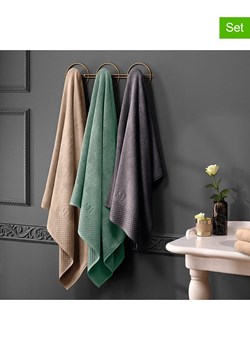 maison héritage PARIS Ręczniki prysznicowe (2 szt.) w kolorze beżowym ze sklepu Limango Polska w kategorii Ręczniki - zdjęcie 188823150