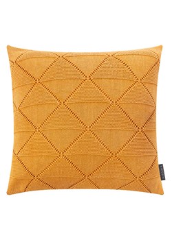 Magma Heimtex Poszewka "Purl" w kolorze musztardowym na poduszkę - 50 x 50 cm ze sklepu Limango Polska w kategorii Poduszki dekoracyjne - zdjęcie 188824412