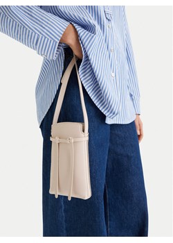 Torebka GINO ROSSI C-KY135 Écru ze sklepu eobuwie.pl w kategorii Listonoszki - zdjęcie 188824891