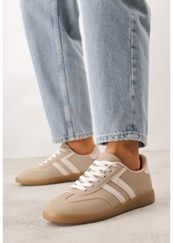 Beżowe Sneakersy Typu Klasyczne Tenisówki Kilice ze sklepu renee.pl w kategorii Buty sportowe damskie - zdjęcie 188826434