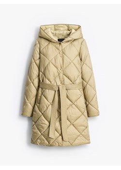Mohito - Pikowany płaszcz - oliwkowy ze sklepu Mohito w kategorii Płaszcze damskie - zdjęcie 188826632