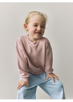 Reserved - Gładka bluza z modalem - pastelowy róż ze sklepu Reserved w kategorii Bluzy dziewczęce - zdjęcie 188826954