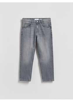 Reserved - Jeansy straight z efektem sprania - jasnoszary ze sklepu Reserved w kategorii Jeansy męskie - zdjęcie 188826973