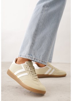 Żółte Sneakersy w Stylu Kultowych Tenisówek Genenor ze sklepu born2be.pl w kategorii Buty sportowe damskie - zdjęcie 188827193