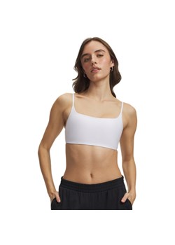 Damski biustonosz treningowy Under Armour Open Back Bralette - biały ze sklepu Sportstylestory.com w kategorii Biustonosze - zdjęcie 188827320