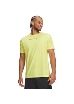 Męski t-shirt z nadrukiem Under Armour Curry Night Night Tee - żółty ze sklepu Sportstylestory.com w kategorii T-shirty męskie - zdjęcie 188827393