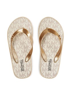 Japonki MICHAEL KORS KIDS MK100955 Złoty ze sklepu eobuwie.pl w kategorii Klapki dziecięce - zdjęcie 188829230