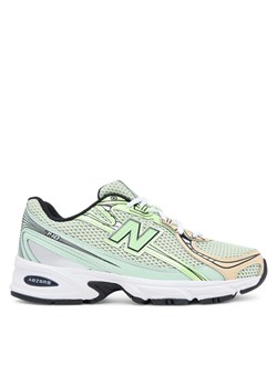 Sneakersy New Balance U740YC2 W Zielony ze sklepu eobuwie.pl w kategorii Buty sportowe damskie - zdjęcie 188829234
