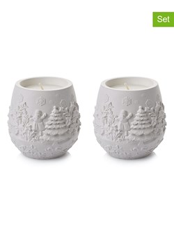 Lucky Bees Świece (2 szt.) w kolorze białym - 2x 300 g ze sklepu Limango Polska w kategorii Świece i dyfuzory - zdjęcie 188830180