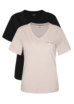 Calvin Klein Jeans Komplet t-shirtów LV047C906G Kolorowy Regular Fit ze sklepu MODIVO w kategorii Bluzki damskie - zdjęcie 188830392