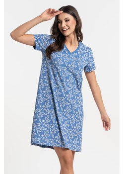 Moraj PDK2700-009 koszula nocna z dekoltem w serek blue ze sklepu kontri.pl w kategorii Koszule nocne - zdjęcie 188831701