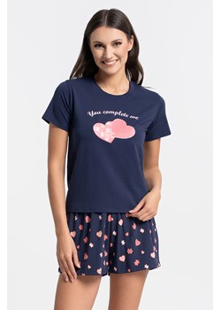 Moraj PDD3900-020 piżama z krótkim rękawem i szortami navy ze sklepu kontri.pl w kategorii Piżamy damskie - zdjęcie 188831744
