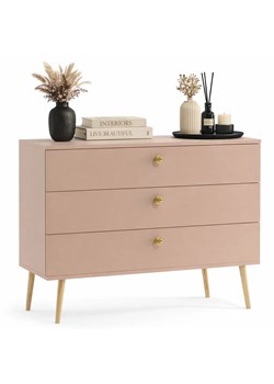 Skandynawska komoda na nóżkach macchiato F1-M08 ze sklepu Edinos.pl w kategorii Komody - zdjęcie 188832440