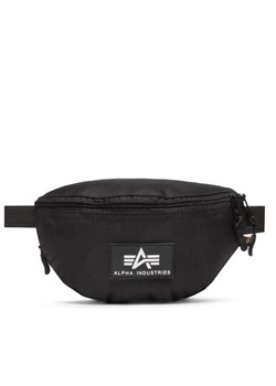 Nerka Alpha Industries Rubber Print Waistbag 198912 Czarny ze sklepu eobuwie.pl w kategorii Nerki - zdjęcie 188832550