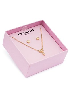 Zestaw naszyjnik i kolczyki Coach 37571285 Złoty ze sklepu eobuwie.pl w kategorii Komplety biżuterii - zdjęcie 188832560