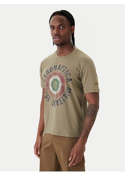 Aeronautica Militare T-Shirt 261TS2538UJ00727 Zielony Regular Fit ze sklepu MODIVO w kategorii T-shirty męskie - zdjęcie 188833054