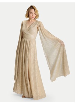 Swing Sukienka wieczorowa 5AK09700 Złoty Regular Fit ze sklepu MODIVO w kategorii Sukienki - zdjęcie 188833080