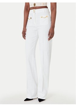 Elisabetta Franchi Jeansy PJ-25D-61E2 Biały Regular Fit ze sklepu MODIVO w kategorii Jeansy damskie - zdjęcie 188833094