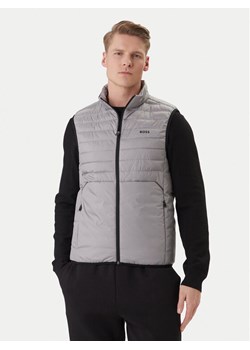 BOSS Kamizelka Urbanex 50545867 Szary Regular Fit ze sklepu MODIVO w kategorii Kamizelki męskie - zdjęcie 188833103