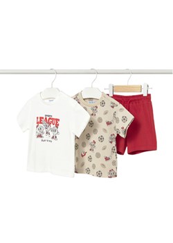 Mayoral Komplet 2 t-shirtów i spodenek 1669 Kolorowy Regular Fit ze sklepu MODIVO w kategorii Komplety niemowlęce - zdjęcie 188833121