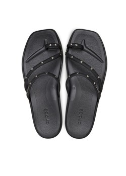 Crocs Japonki Miami Studded Toe Loop Sandal 211447 Czarny ze sklepu MODIVO w kategorii Klapki damskie - zdjęcie 188833131