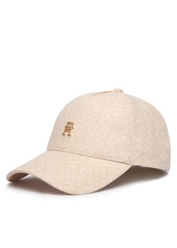 Czapka z daszkiem Tommy Hilfiger Monogram Jacq Cap AW0AW18331 Beżowy ze sklepu eobuwie.pl w kategorii Czapki z daszkiem damskie - zdjęcie 188834991