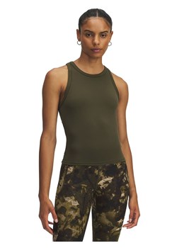Under Armour Top funkcyjny w kolorze khaki ze sklepu Limango Polska w kategorii Bluzki damskie - zdjęcie 188835614
