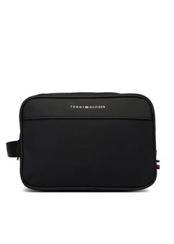 Tommy Hilfiger Kosmetyczka Th Repreve Washbag AM0AM14153 Czarny ze sklepu MODIVO w kategorii Kosmetyczki - zdjęcie 188835660