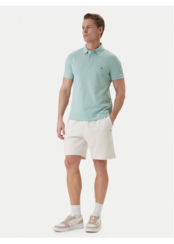 Tommy Hilfiger Polo 1985 MW0MW17771 Zielony Slim Fit ze sklepu MODIVO w kategorii T-shirty męskie - zdjęcie 188835661
