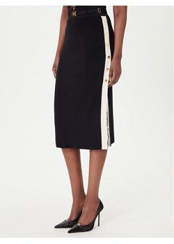 Elisabetta Franchi Spódnica midi GK-27S-61E2-V340 Czarny Regular Fit ze sklepu MODIVO w kategorii Spódnice - zdjęcie 188835744