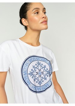 MOS MOSH Koszulka damska - MMJudd Kobiety Dżersej biały nadruk ze sklepu vangraaf w kategorii Bluzki damskie - zdjęcie 188837034