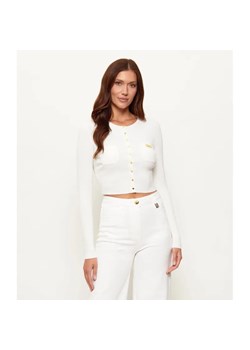 Elisabetta Franchi Kardigan | Cropped Fit | z dodatkiem jedwabiu ze sklepu Gomez Fashion Store w kategorii Swetry damskie - zdjęcie 188837260