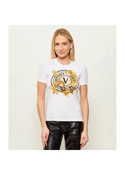 Versace Jeans Couture T-shirt | Slim Fit ze sklepu Gomez Fashion Store w kategorii Bluzki damskie - zdjęcie 188837264
