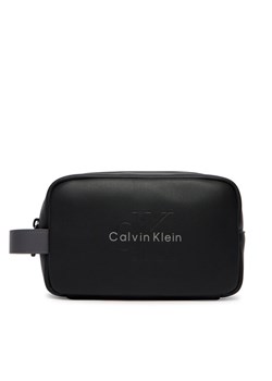 Kosmetyczka Calvin Klein Bold Dopp Kit LV04D1238G Czarny ze sklepu eobuwie.pl w kategorii Kosmetyczki - zdjęcie 188838081