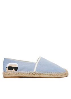 Espadryle KARL LAGERFELD Kamini KL80111G Błękitny ze sklepu eobuwie.pl w kategorii Espadryle damskie - zdjęcie 188838090