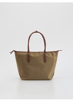 Reserved - Tkaninowa torebka shopper - beżowy ze sklepu Reserved w kategorii Torebki damskie - zdjęcie 188841322