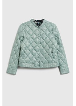 Krótka pikowana kurtka oliwkowa ze sklepu Moodo.pl w kategorii Kurtki damskie - zdjęcie 188841561