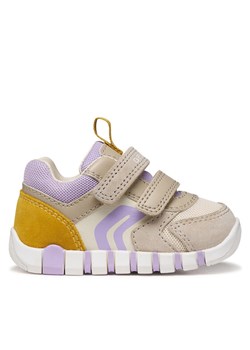Sneakersy Geox B Iupidoo Girl B3558C 02214 C0265 Beżowy ze sklepu eobuwie.pl w kategorii Buty sportowe dziecięce - zdjęcie 188841630