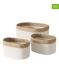 Boltze Kosze (3 szt.) "Ioana" w kolorze białym ze sklepu Limango Polska w kategorii Pojemniki kuchenne - zdjęcie 188841891