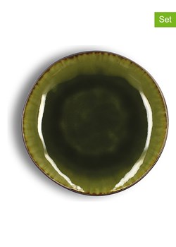 Ogo Living Talerzyki deserowe (6 szt.) "Meta" w kolorze zielonym - Ø 20,5 cm ze sklepu Limango Polska w kategorii Naczynia - zdjęcie 188842032