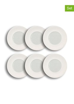 Ogo Living Talerze płaskie (6 szt.) "Urus" w kolorze biało-miętowym - Ø 31 cm ze sklepu Limango Polska w kategorii Naczynia - zdjęcie 188842074