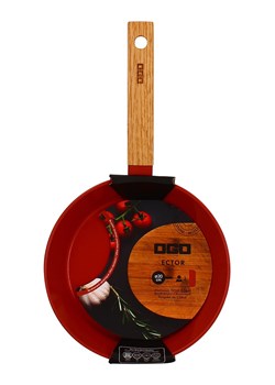 Ogo Living Patelnia "Ector" w kolorze czerwonym - Ø 20 cm ze sklepu Limango Polska w kategorii Garnki - zdjęcie 188842772